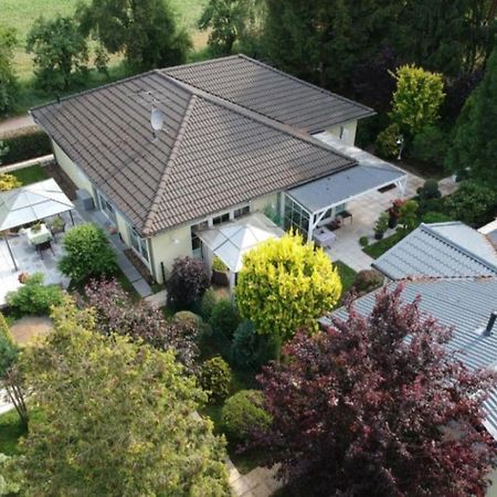 Ferienhaus Blaumond Mit Gartensauna Wandlitz Eksteriør billede