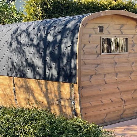 Ferienhaus Blaumond Mit Gartensauna Wandlitz Eksteriør billede